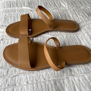Leather Madewell slides